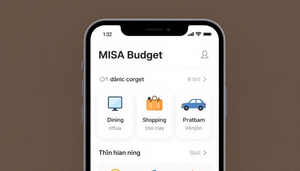 Sổ thu chi MISA app