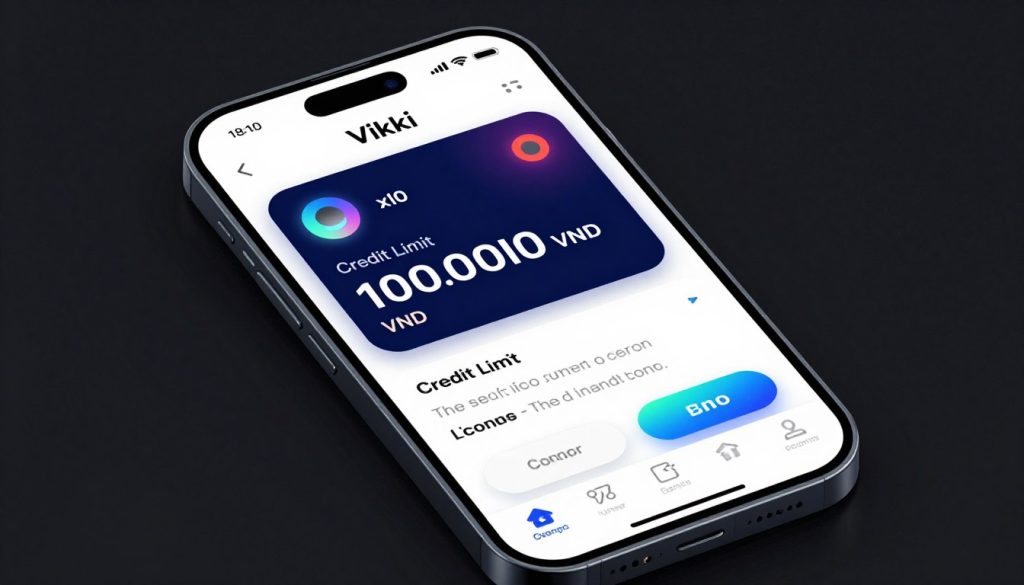 Vay tiền ứng dụng Vikki