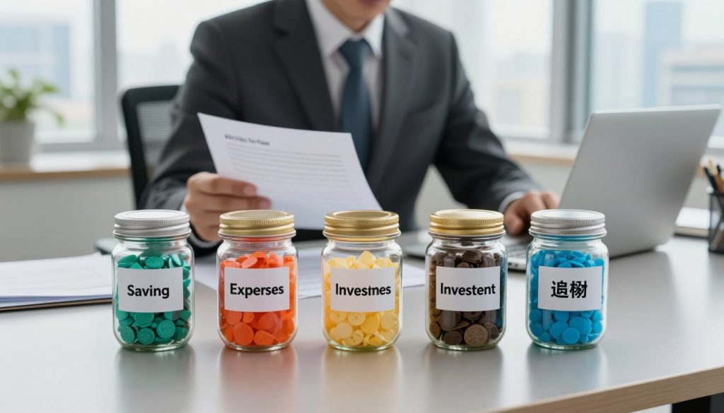 quy tắc 6 chiếc lọ quản lý tài chính